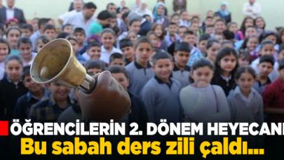 Öğrencilerin 2. dönem heyecanı başladı