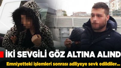 Sevgililere uyuşturucu gözaltısı