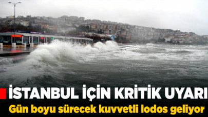 Meteoroloji'den fırtına uyarısı