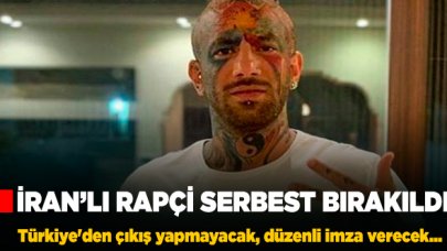 İran'lı rapçi serbest bırakıldı!