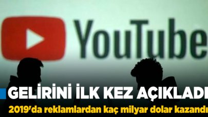 Youtube gelirini ilk kez açıkladı!