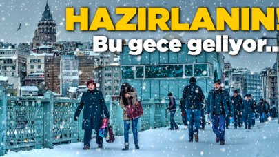 Ve kar geliyor... Hazırlanın! Yarın İstanbul'da farklı bir mevsim olacak