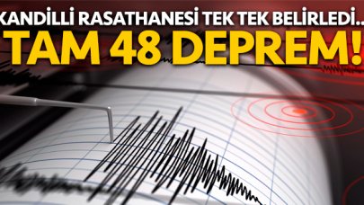 Kandilli Rasathanesi son depremler listesi - 7 Şubat Cuma tam 48 deprem var!