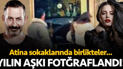 Cem Yılmaz ve Serenay Sarıkaya Atina sokaklarında! Yılın aşkı fotoğraflandı