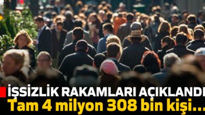 Son dakika... İşsizlik rakamları açıklandı!