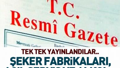 21 Şubat 2018 Çarşamba Resmi Gazete Kararları | Şeker fabrikaları satılıyor