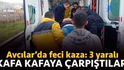 Avcılar'da feci kaza: 3 yaralı