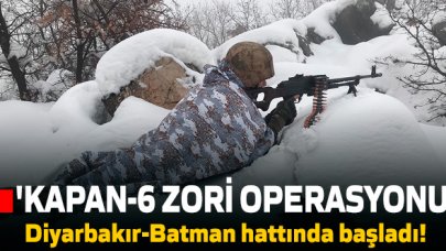 'Kapan-6 Zori Operasyonu' başlatıldı