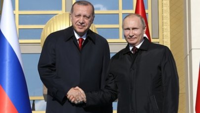 Cumhurbaşkanı Erdoğan ile Putin görüştü