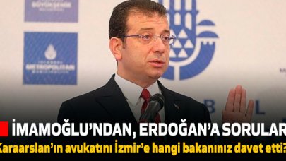 İmamoğlu’ndan Cumhurbaşkanı Erdoğan'a sorular!