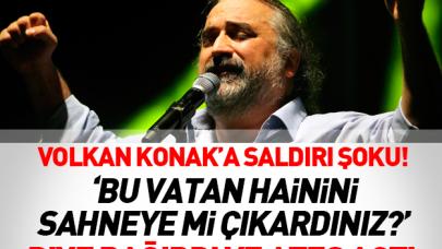 Volkan Konak'ın sahne aldığı barda 'Vatan haini' saldırısı!