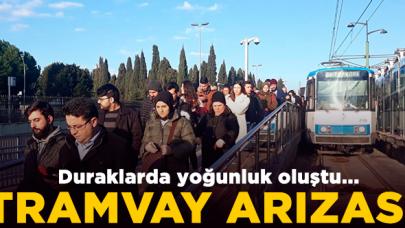 Topkapı'da tramvay arızası