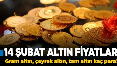 Altın fiyatları ne durumda? 14 Şubat Sevgililer Günü'nde gram ve çeyrek altın fiyatlarında son durum…