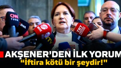 Meral Akşener istifalar için ne söyledi?