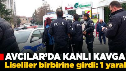 Avcılar'da liselilerin kavgası kanlı bitti!