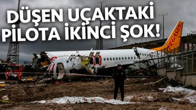 Düşen uçaktaki pilota ikinci şok