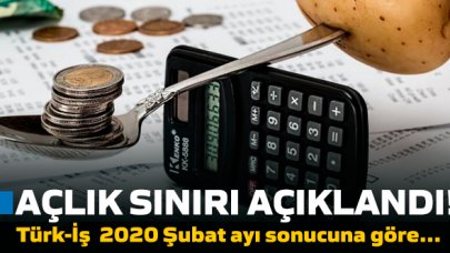 Açlık sınırı 2.257,38, yoksulluk sınırı 7.353,38 lira!