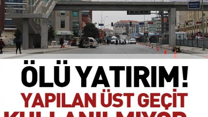 Ölü yatırım! Vatandaş alt geçit istiyor