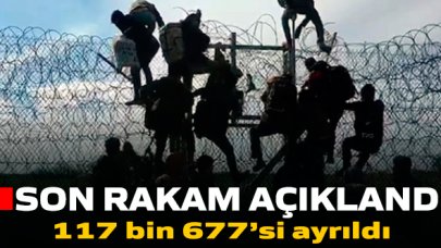 Türkiye'den 117 bin 677 göçmen ayrıldı