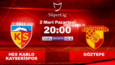 Kayserispor Göztepe maçı canlı izle Bein Sports 2 linki | Donmadan internetten