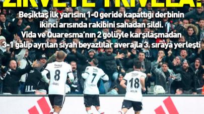 Beşiktaş'tan zirve trivelası!