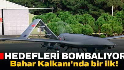 Hedefleri bombalıyor... Bahar Kalkanı'nda bir ilk!