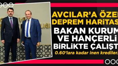 Avcılar'a özel deprem haritası