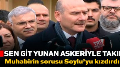 Soylu, gazetecinin sorusuna sinirlendi: Siz kimin tarafındasınız?