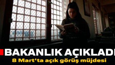 Kadın mahkumlara 8 Mart'ta açık görüş müjdesi