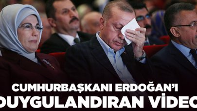 Cumhurbaşkanı Erdoğan'ı duygulandıran video