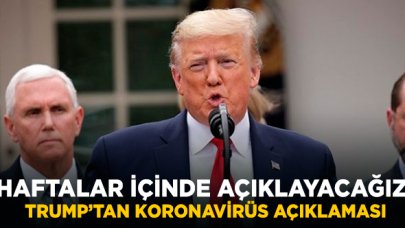 Trump'tan açıklama: Aşı çalışmalarına başladık!