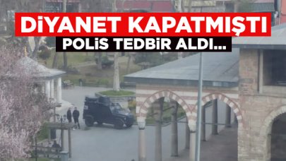 Piyalepaşa Camii'nde cuma namazı öncesi polis önlemi