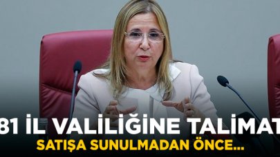 Bakanlık 81 il valiliğine talimat verdi