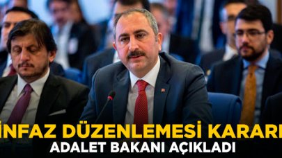 İnfaz düzenlemesiyle ilgili gelişme