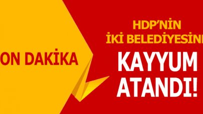 HDP'li Batman ve Silvan belediyelerine kayyum atandı