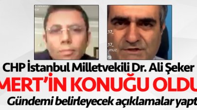 Mehmet Mert, CHP İstanbul Milletvekili Dr. Ali Şeker'i konuk etti