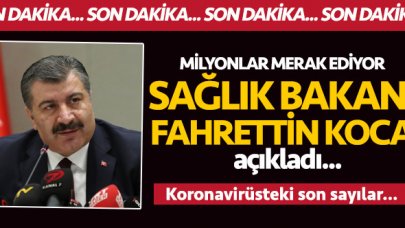 Son dakika..Ölü sayısı 59'a yükseldi! Vaka sayıları 2433 oldu