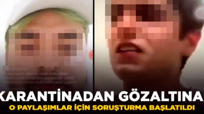 Karantina yurdundan görüntü paylaştılar! O hakaretlere soruşturma