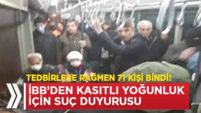 İBB' den 'kasıtlı yoğunluk' için suç duyurusu!