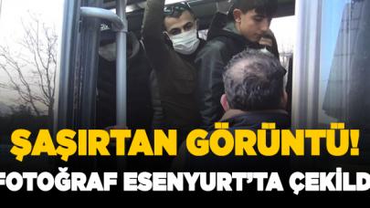 Esenyurt'ta toplu taşıma kurallarını dinlemeyen minibüs şoförlerine ceza yağdı