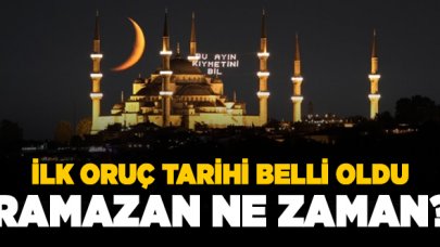 2020 Ramazan ayı ne zaman başlayacak? İlk oruç ne zaman tutulacak? İstanbul imsakiyesi