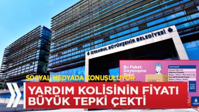 İBB'nin 150 TL'lik gıda yardım kolisine eleştiriler geliyor