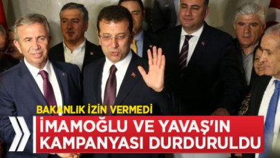 Bakanlık İmamoğlu ve Yavaş'ın kapmanyasını durdurdu!