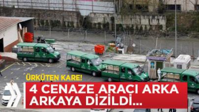 İstanbul'da 4 cenaze aracı arka arkaya dizildi!