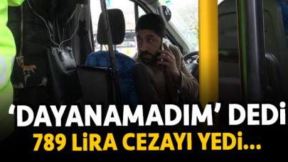 Kapasitenin üzerinde yolcu alan minibüs şoförüne ceza!