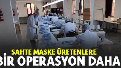 Sultanbeyli'de kaçak maske operasyonu: 50 bin maske ele geçirildi