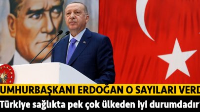 Cumhurbaşkanı Recep Tayyip Erdoğan: Türkiye sağlıkta pek çok ülkeden iyi durumdadır