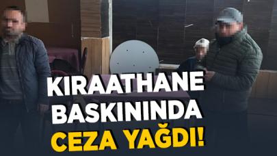 İki ilçede açık kıraathanelere ceza yağdı