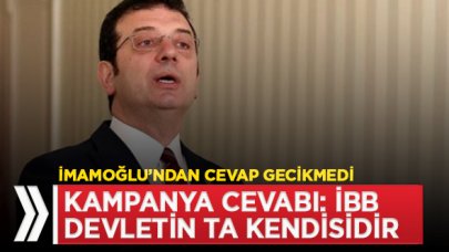 İmamoğlu'ndan cevap gecikmedi: İBB devletin ta kendisidir