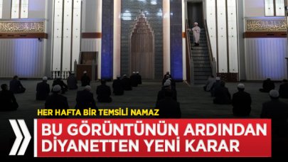 Diyanet duyurdu: Her hafta bir camide temsilen cuma namazı kılınacak